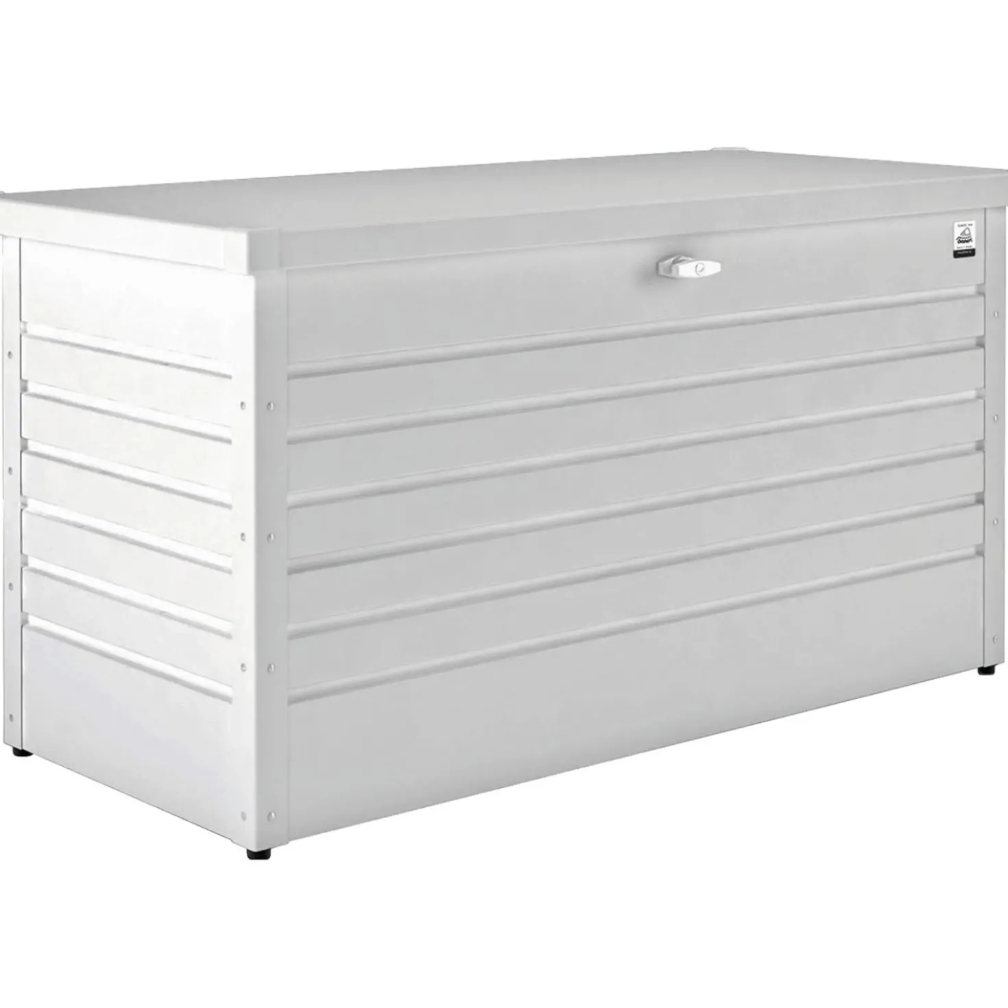 Baule da esterno Biohort 71x134x62 cm bianco
