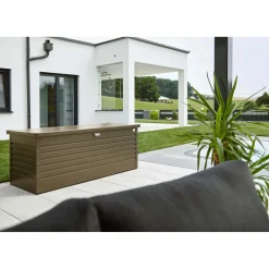 Baule da esterno Biohort 181x79x71 cm bronzo metallizzato