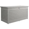 Baule da esterno Biohort 159x79x83 cm grigio quarzo metallizzato