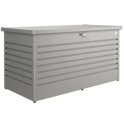 Baule da esterno Biohort 159x79x83 cm grigio quarzo metallizzato