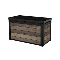 Baule da esterno Deco 100G 123x62x71 cm 380 l noce