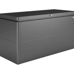 Baule da esterno LoungeBox Biohort 160x70 cm grigio scuro
