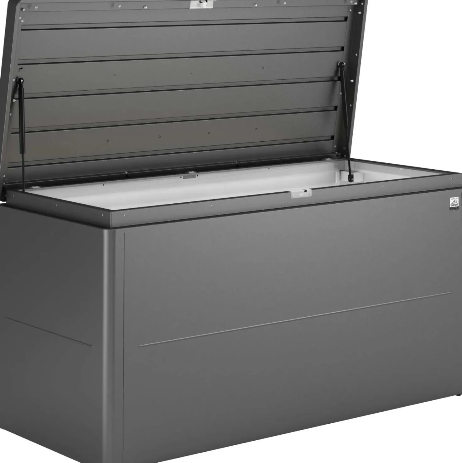 Baule da esterno LoungeBox Biohort 160x70 cm grigio scuro
