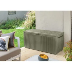 Baule da esterno Springwood 123x54x57 cm 305 l verde