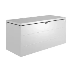 Baule da esterno Stylebox Biohort 170 Argento metallizzato 170x70x81 cm
