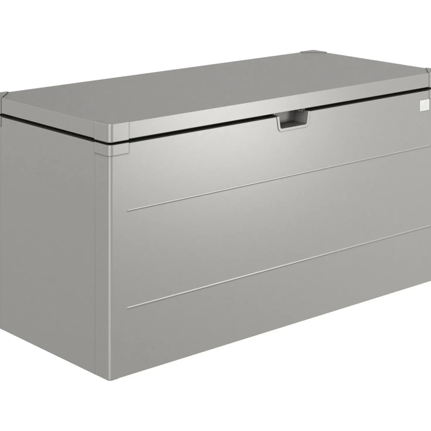 Baule da esterno Stylebox Biohort 140 Grigio quarzo metallizzato 140x60x71 cm