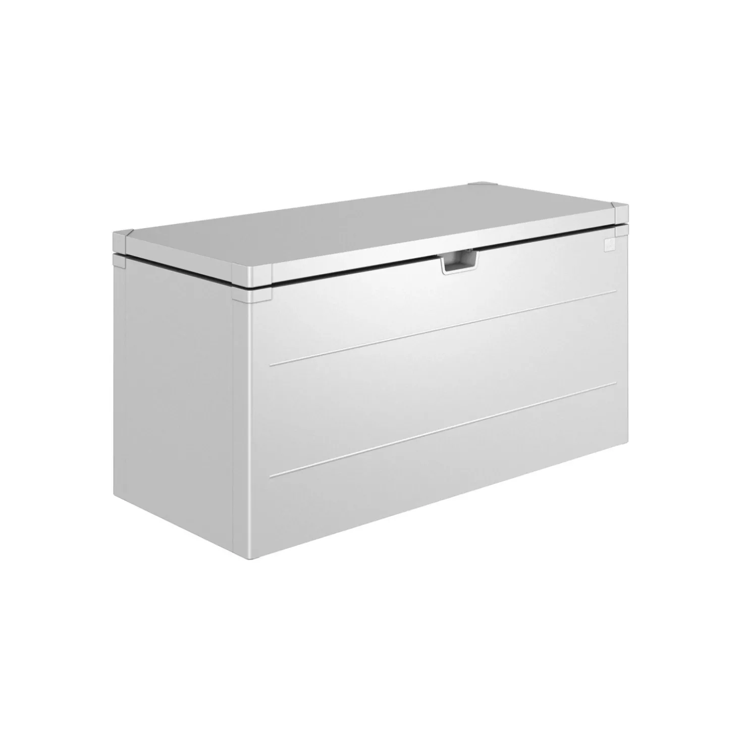 Baule da esterno Stylebox Biohort 140 Argento metallizzato 140x60x71 cm