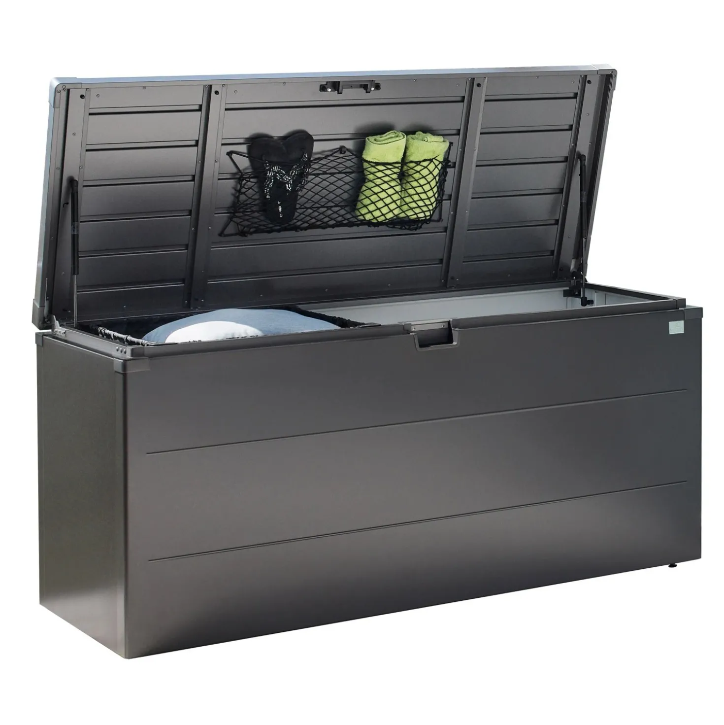 Baule da esterno Stylebox Biohort 210 Grigio scuro 207x81x80 cm