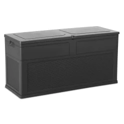 Baule da esterno Toscana 119x46x60 cm antracite