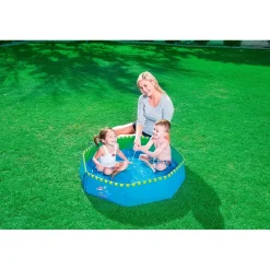 Bestway piscina Bambino Ottagonale Blu 99 cm x 99 cm x 20 cm