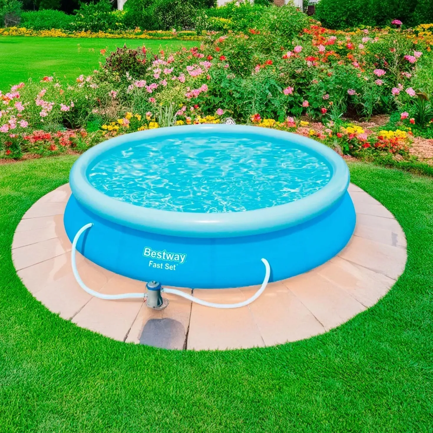 Bestway set Fast piscina Ø 366 cm x 76 cm