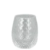 Bicchiere bagno in vetro Diamond trasparente