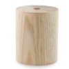 Bicchierino copriportalampada in legno grezzo verniciabile