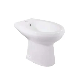 Bidet a terra Lake in ceramica bianco