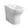 Bidet filo muro Tulipano ceramica bianco lucido