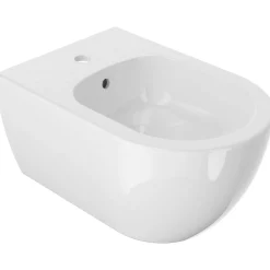 Bidet sospeso Arc in ceramica bianca lucida 54x35 cm