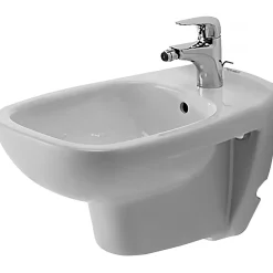 Bidet sospeso Duravit in ceramica bianco 54 cm