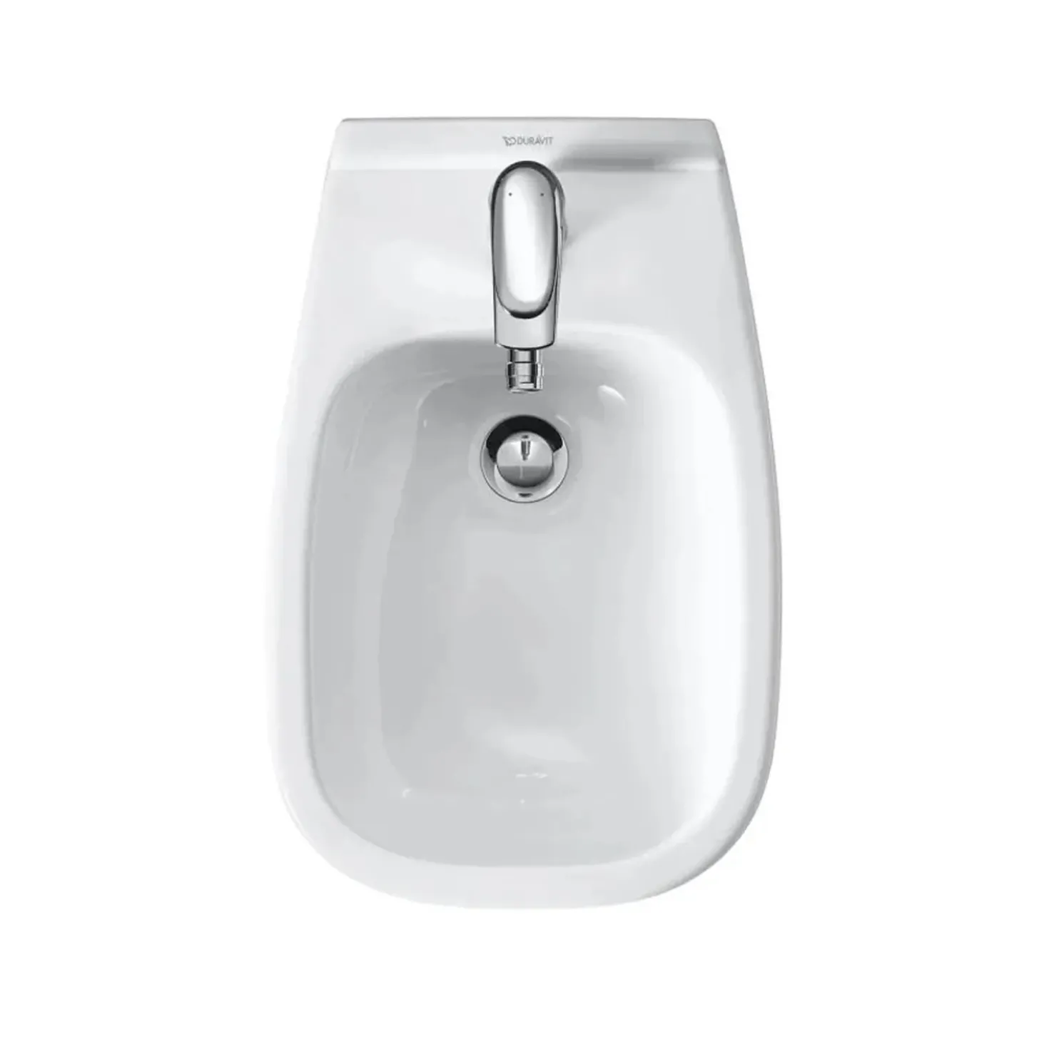 Bidet sospeso Duravit in ceramica bianco 54 cm