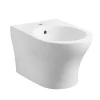 Bidet sospeso Sara in ceramica bianca lucida