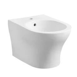 Bidet sospeso Sara in ceramica bianca lucida