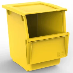 Bidone per spazzatura Ecobin giallo 25 l