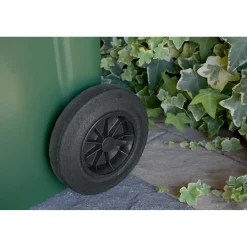 Bidone spazzatura carrellato con pedale Stefanplast 120 l verde
