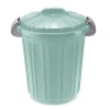 Bidone spazzatura con coperchio e maniglie Teo Tontarelli 23 l verde