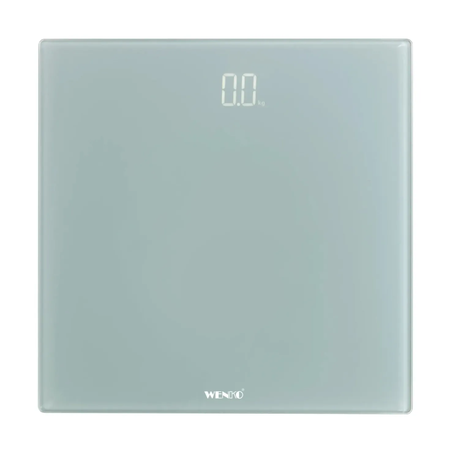 Bilancia digitale Wenko Display a LED vetro grigio max 150 kg