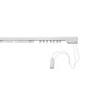 Binario per tenda estensibile in alluminio 220/395 cm bianco