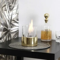 Biocamino da tavolo Giotto Candle Oro serbatoio 150 ml