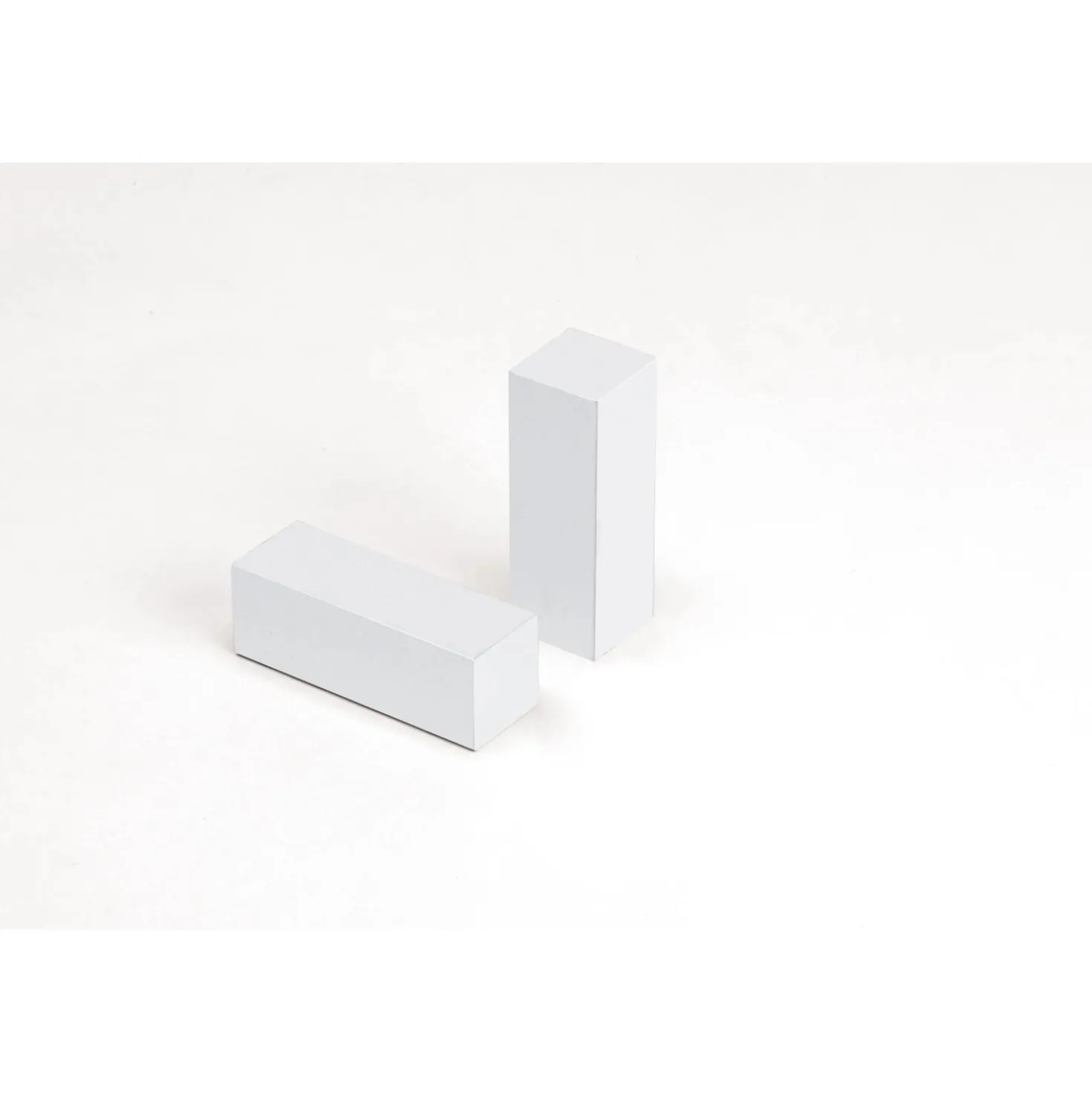 Blister per posa ad angolo battiscopa mdf rettangolare bianco