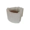 Blocco fioriera per muri di contenimento in cemento 20x34x34 cm ghiaccio