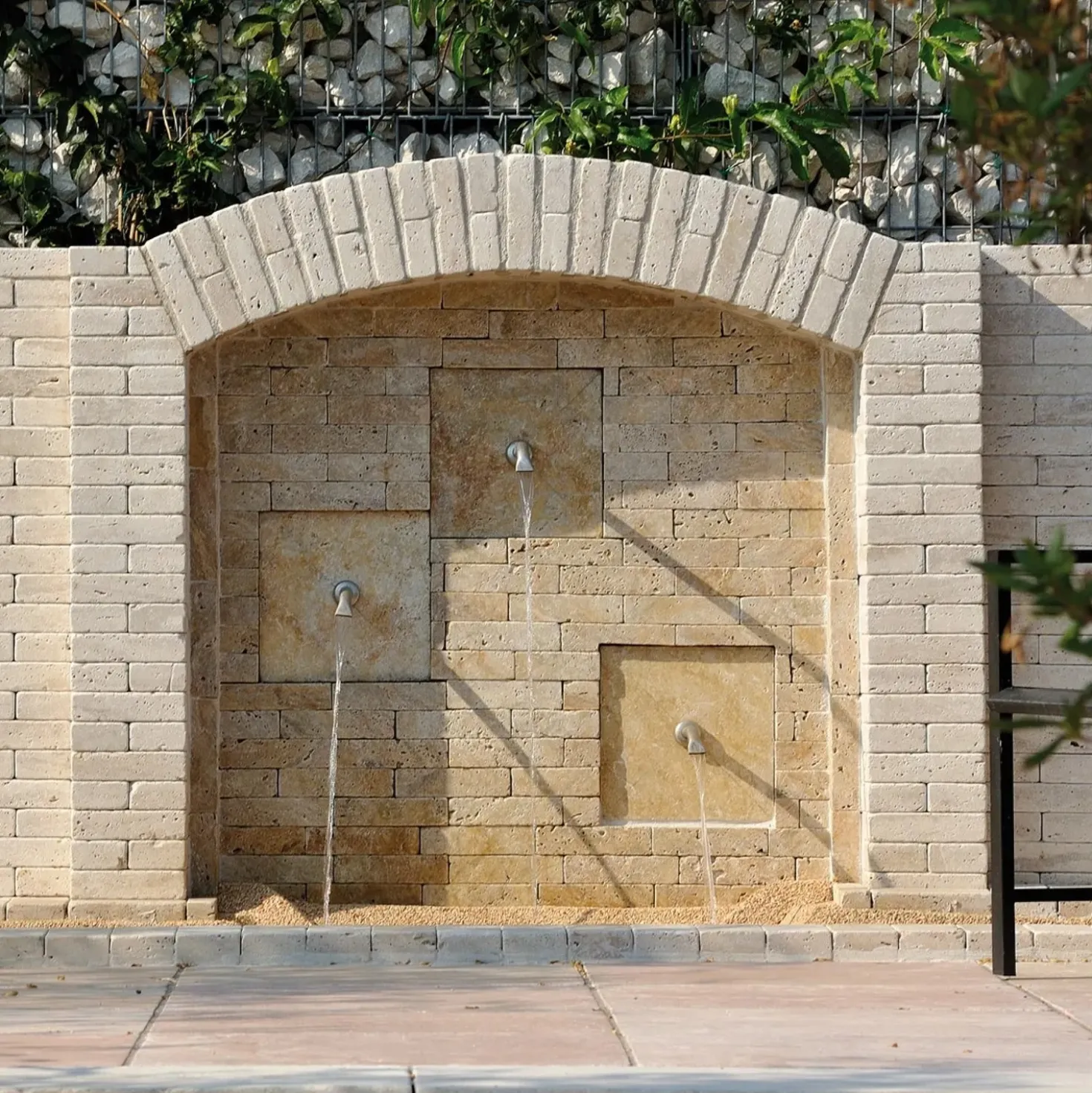 Blocco travertino classico 20x10x5 cm beige