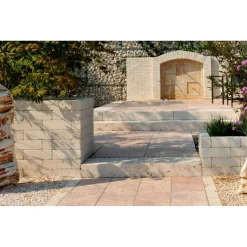Blocco travertino classico 20x10x5 cm beige