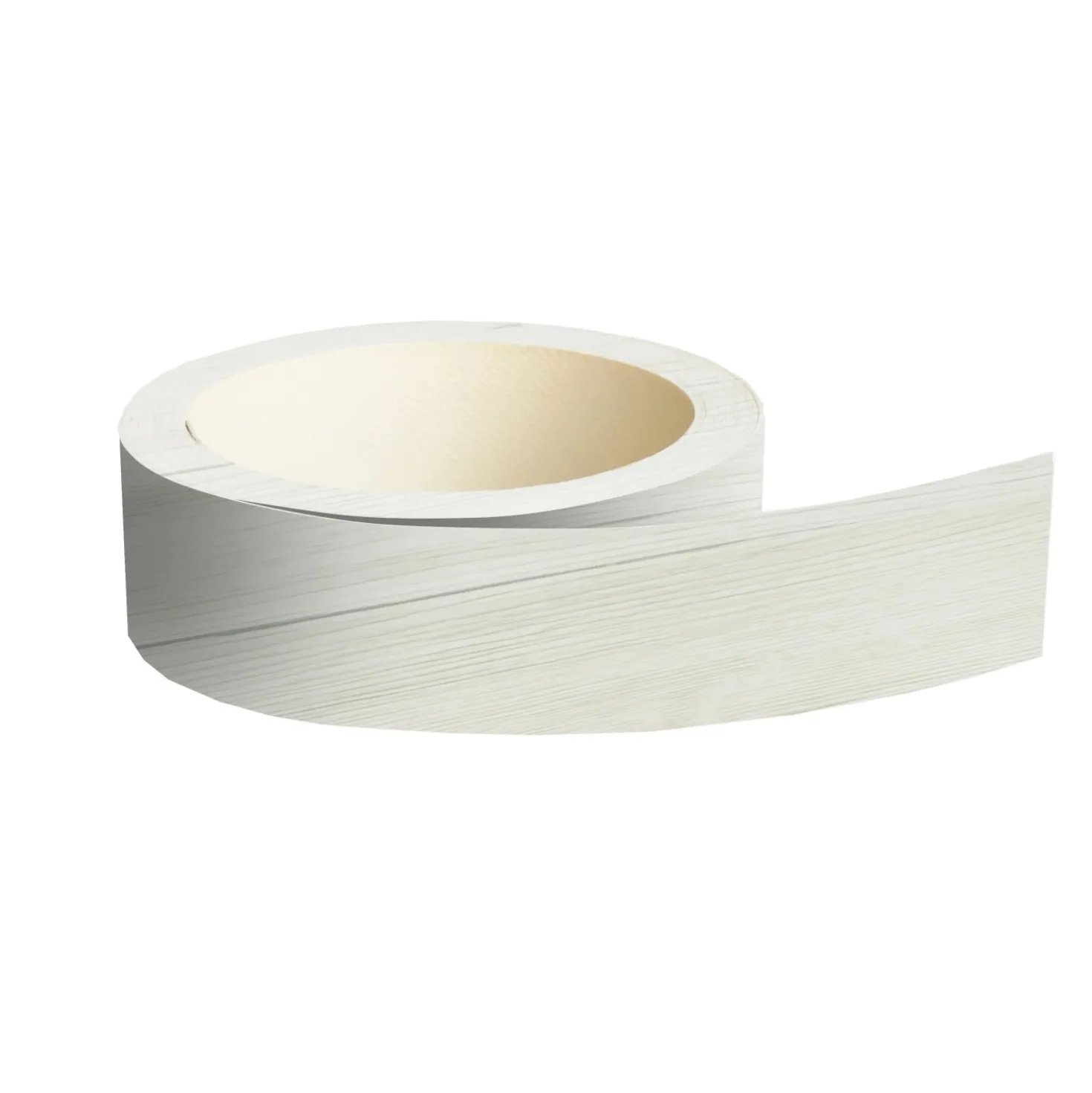 Bordo per top cucina preincollato rovere bianco 44x5000 mm