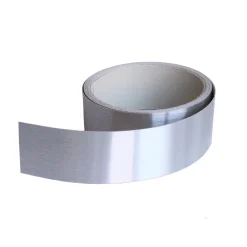 Bordo per top cucina preincollato alluminio 35x3000 mm