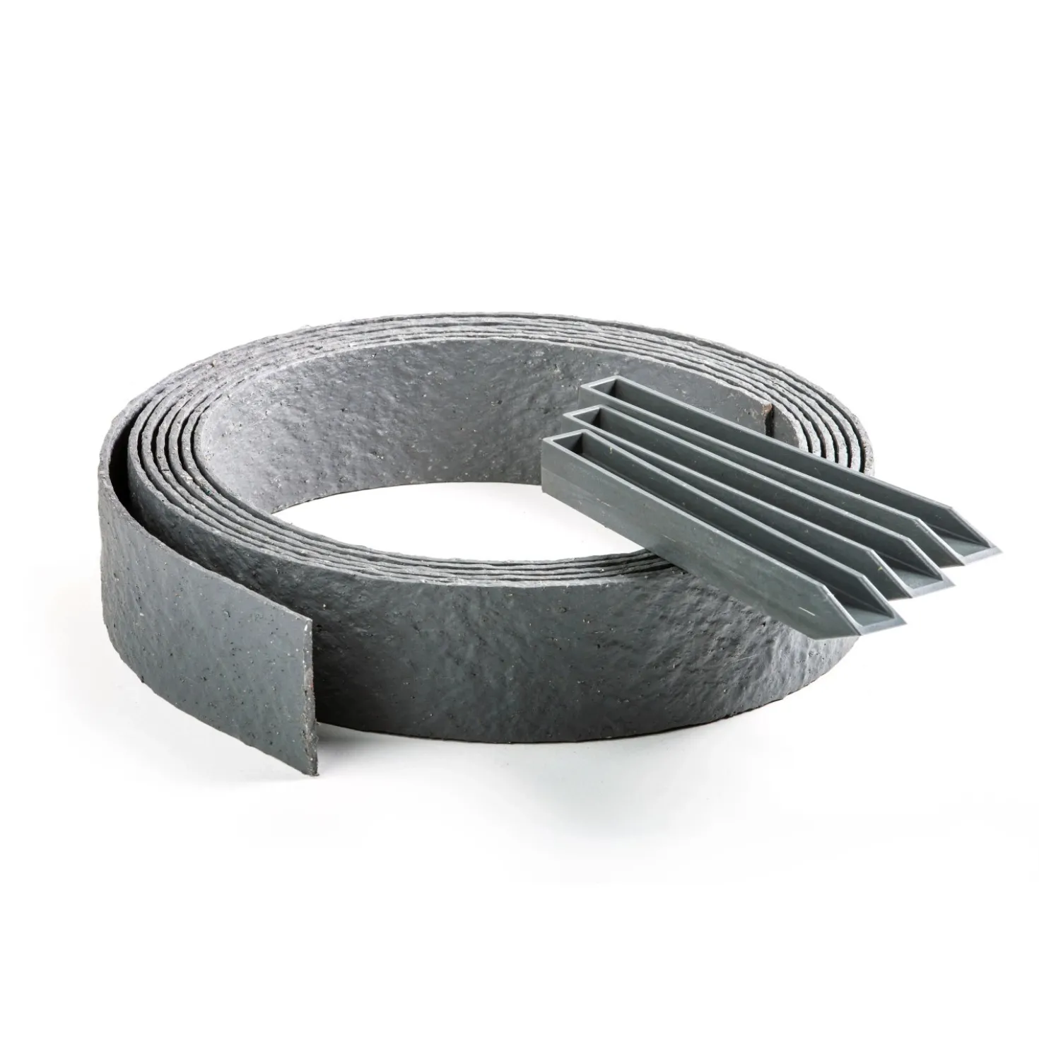 Bordura Ecolat grigio dimensioni 10 m x 14 cm