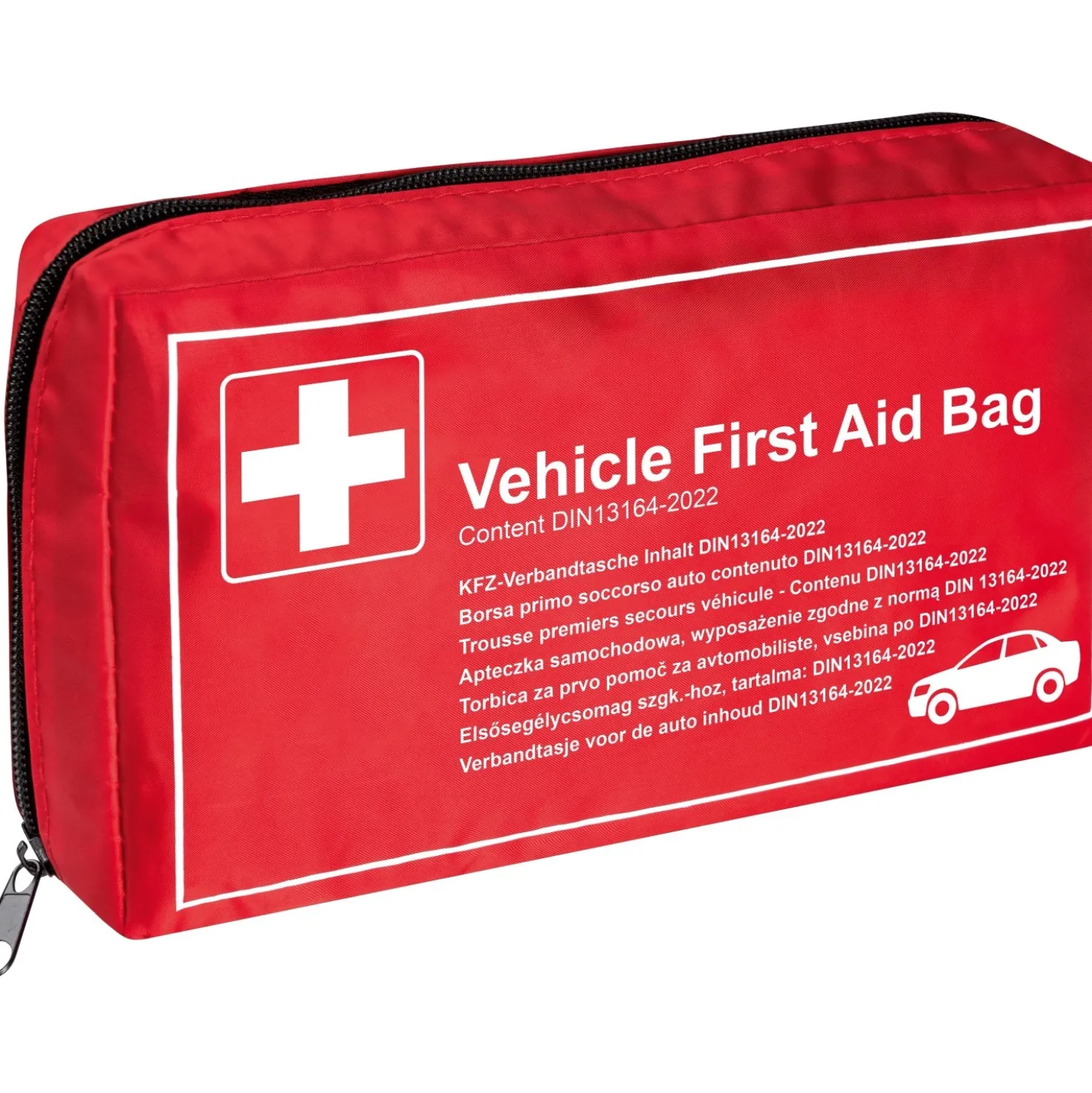 Borsa di pronto soccorso per veicoli Walser rossa DIN13164-2022