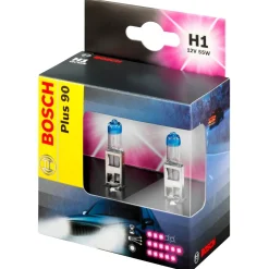 Bosch Plus 90 Lampada a incandescenza H1 2 pz