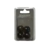 Bottoni magnetici in pvc nero 8 pz