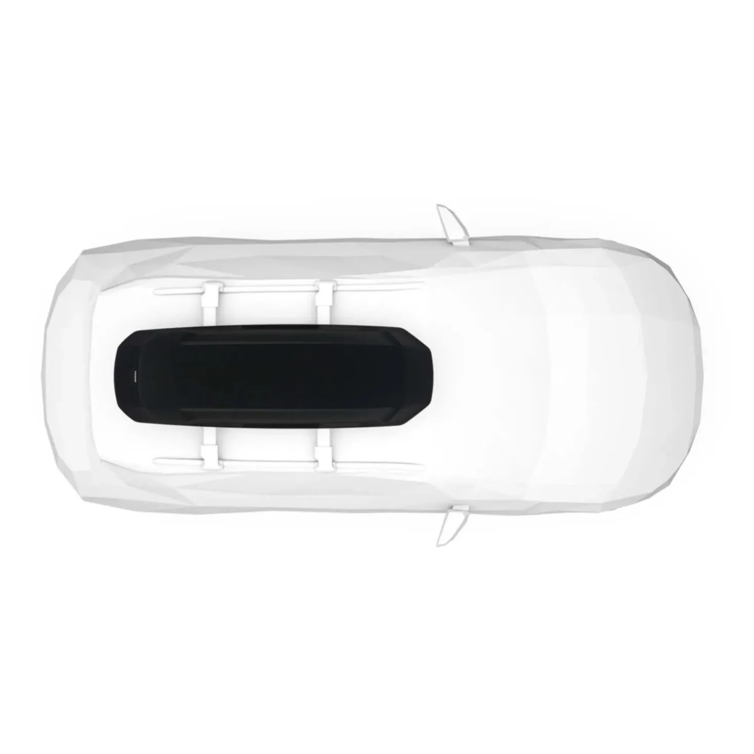 Box da tetto per auto Force 3 aeroskin L Sport nero