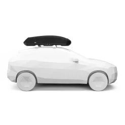 Box da tetto per auto Force 3 nero aeroskin L