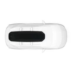 Box da tetto per auto Force 3 nero aeroskin XXL Sport