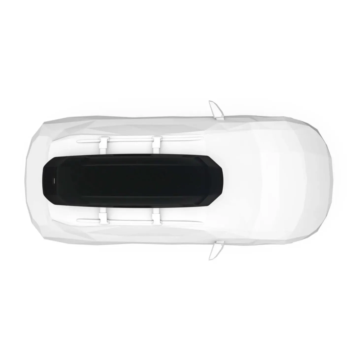 Box da tetto per auto Force 3 nero aeroskin XXL Sport