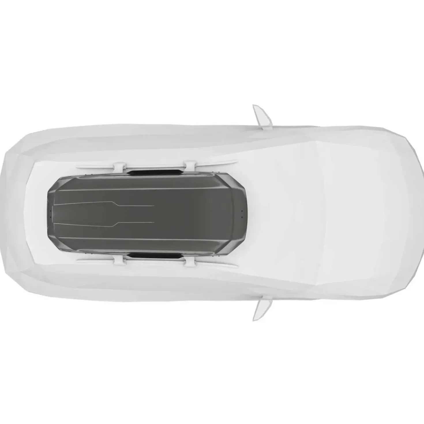 Box da tetto per auto Motion 3 L titanio lucido