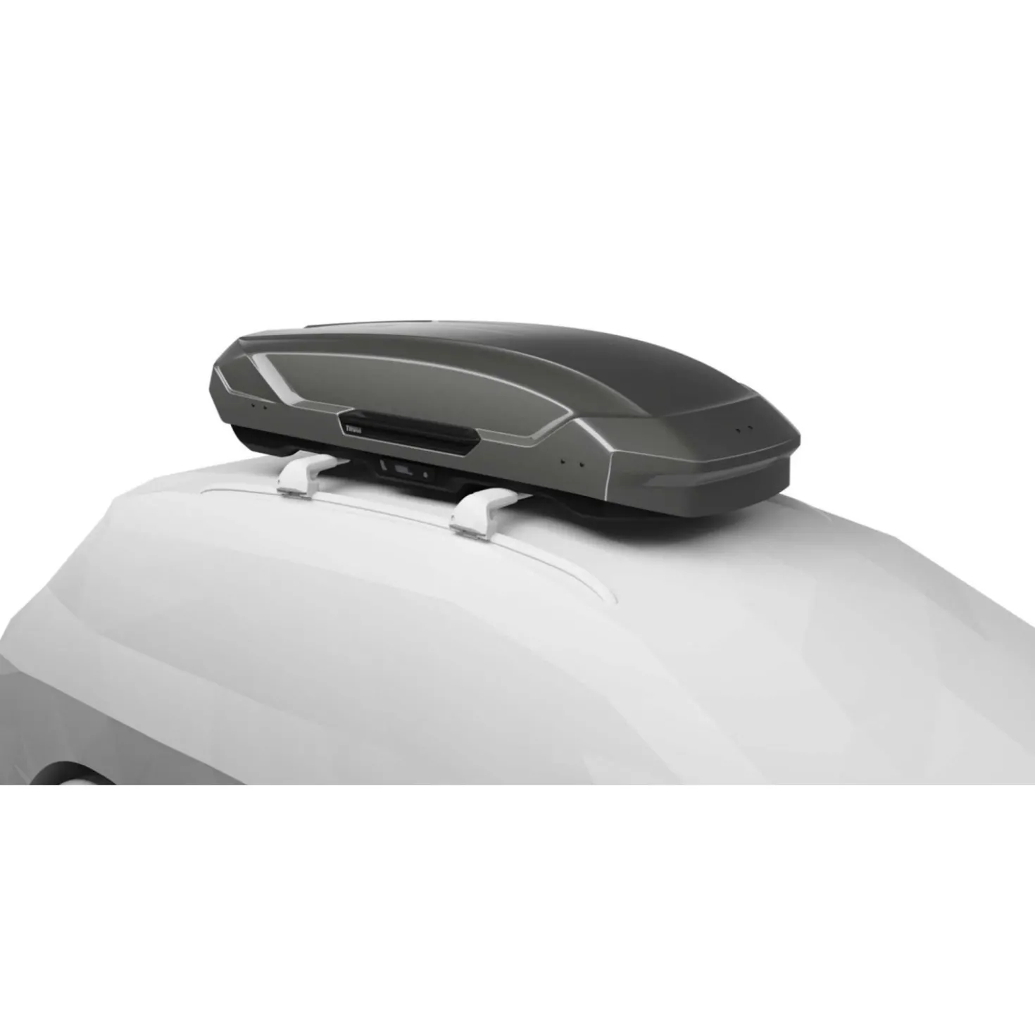 Box da tetto per auto Motion 3 L titanio lucido