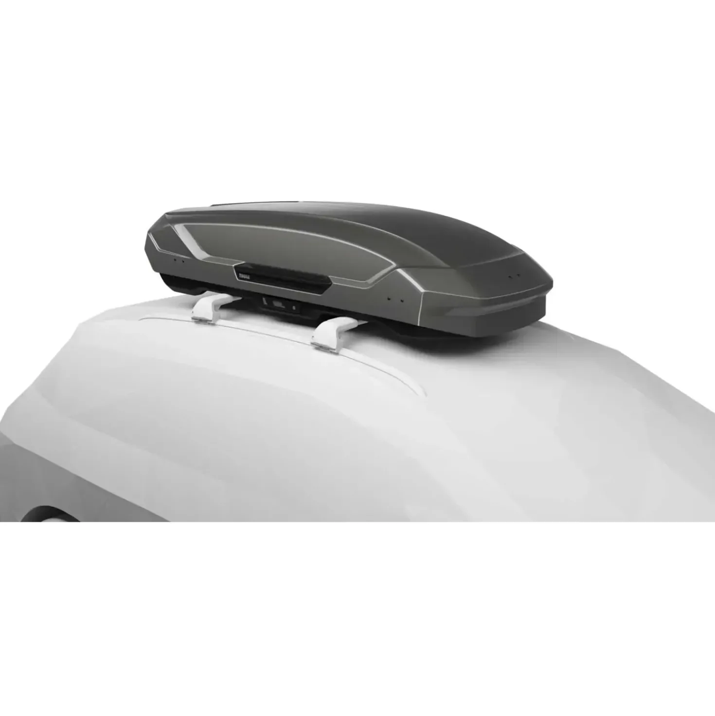 Box da tetto per auto Motion 3 L titanio lucido