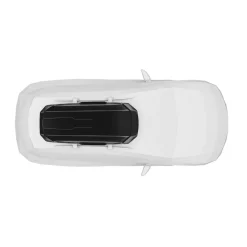 Box da tetto per auto Motion 3 L nero lucido