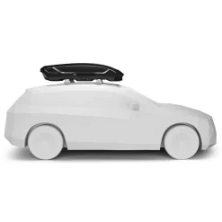 Box da tetto per auto Motion 3 L nero lucido