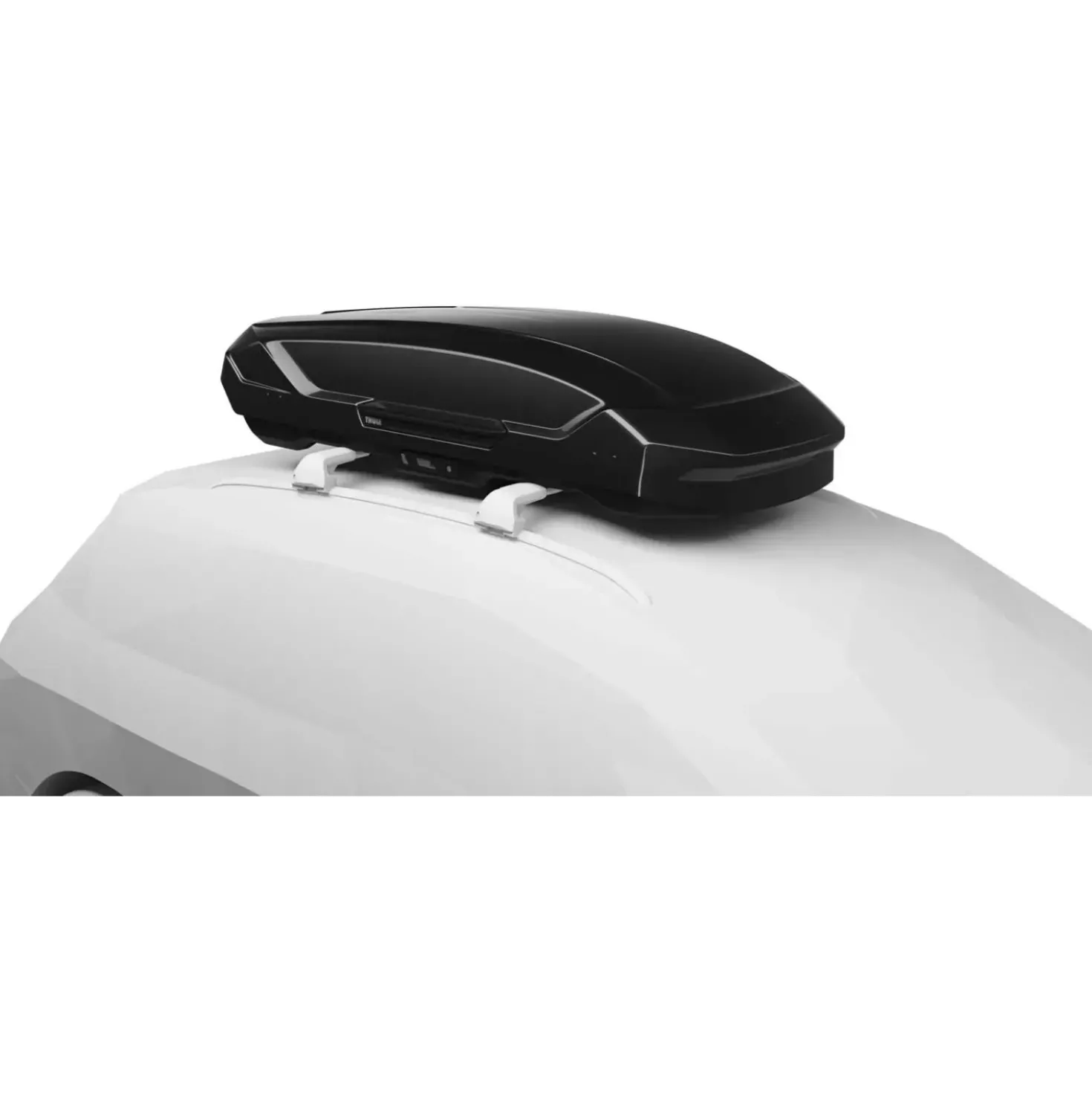 Box da tetto per auto Motion 3 L nero lucido